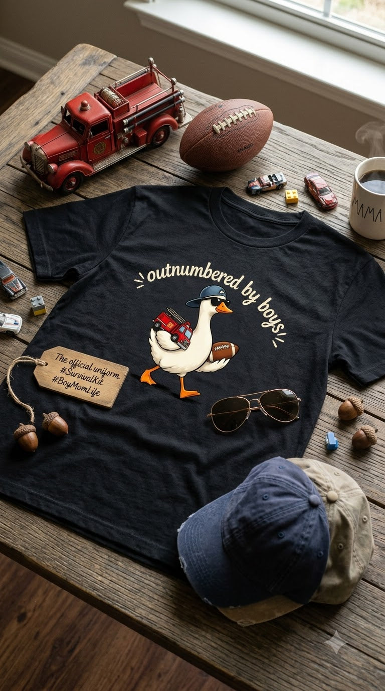 Outnumbered by boys Classic T-Shirt